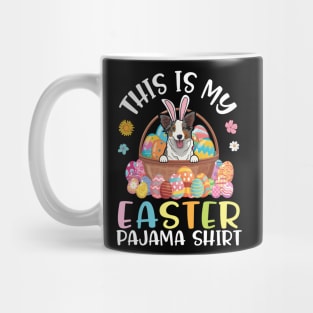 Australian Shepherd Dog Eggs Basket This Is My Easter Pajama Mug